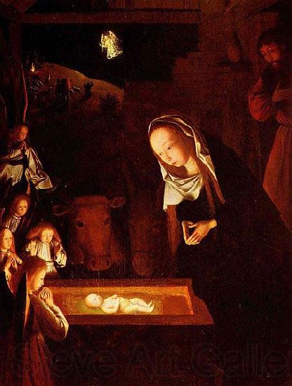Geertgen Tot Sint Jans Geertgen depicted the Child Jesus as a light source on his painting The Nativity at Night Norge oil painting art